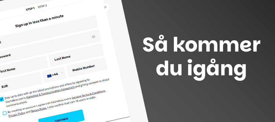 Så kommer du igång på spelbolag utan svensk licens